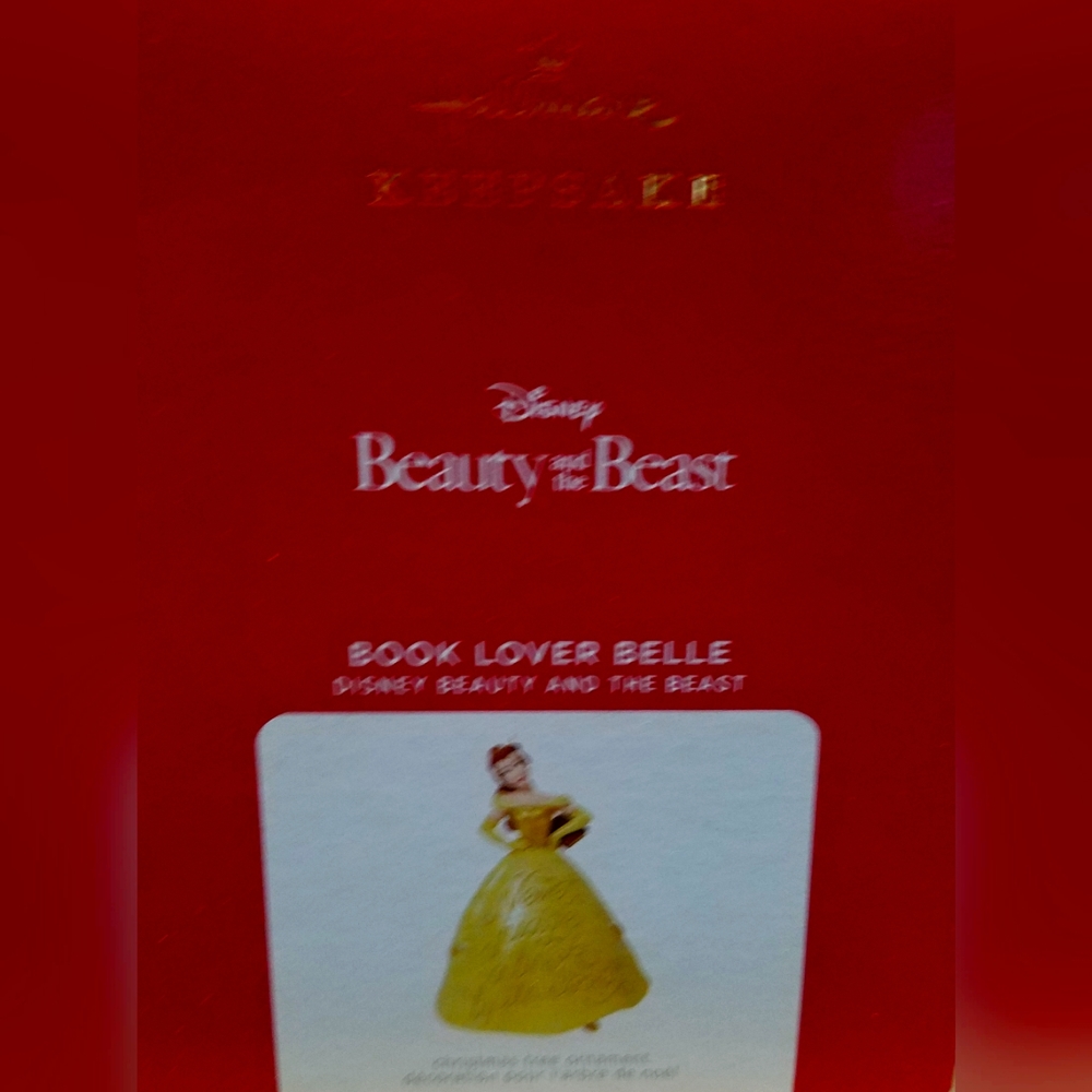 Hallmark Christmas Ornament Beauty and the Beast Belle 2021